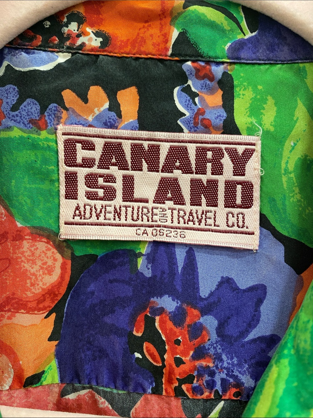 Canary Island 100% Silk Button Down Shirt | Multicolour Floral | Quiet Luxury - Picture 2 of 9